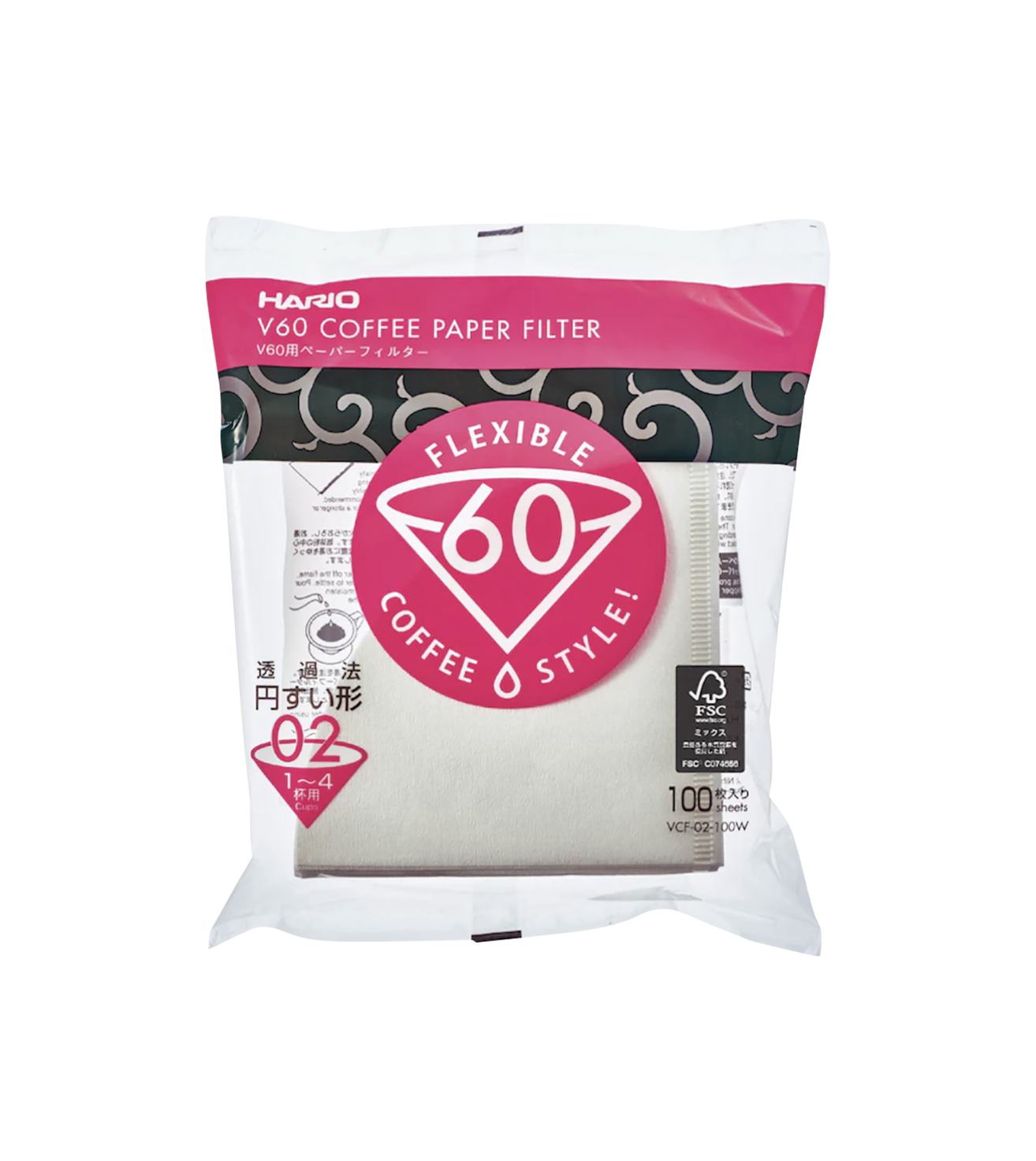 V60 Paper Filter 02 (100-pack)